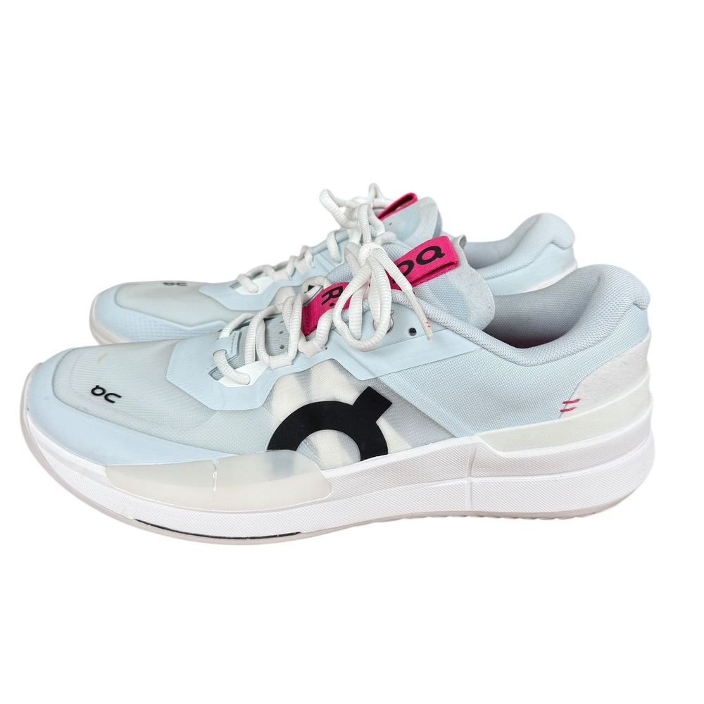 On Running THE ROGER Pro Tennis Shoes White Indigo Pink Mens Size 12‎